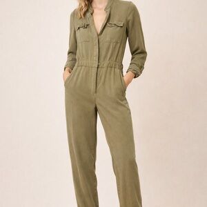 Banana Republic Khaki Jumpsuit